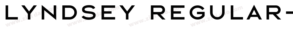 Lyndsey Regular字体转换